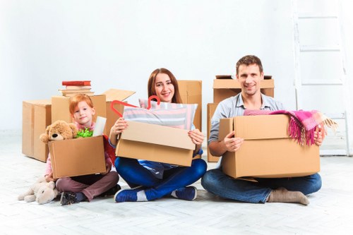 Highbury Self Storage team expertly packing items