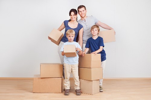 Professional team handling furniture pick-up